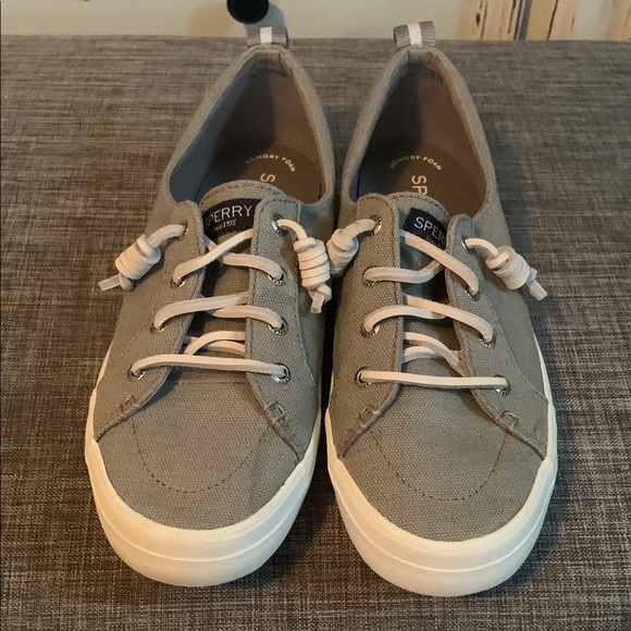 Sperry Shoes - Sperry Women's Gray Canvas Sneakers